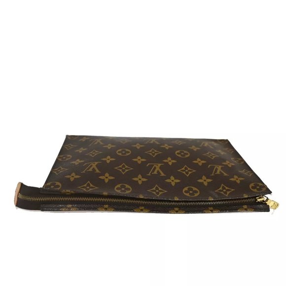 authenticity guaranteed LOUIS VUITTON Poche Toilette Clutch Pouch Bag - Picture 5 of 13